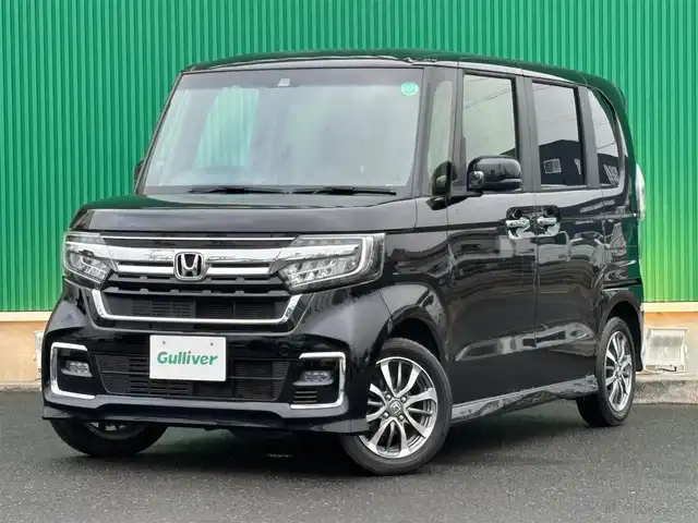 ホンダ Ｎ ＢＯＸ カスタム L 宮城県 2023(令5)年 3.8万km クリスタルブラックパール ホンダセンシング/●衝突軽減ブレーキ（CMBS）/●誤発進抑制機能/●歩行者事故低減ステアリング/●路外逸脱抑制機能/●渋滞追従機能付アダプティブクルーズコントロール（ACC）/●車線維持支援システム（LKAS）/●先行車発進お知らせ機能/●標識認識機能/●後方誤発進抑制機能/リアコーナーセンサー/ケンウッドSDナビ/・CD.DVD.SD.BT/・フルセグTV/バックモニター/ビルトインETC/片側パワースライドドア/前席シートヒーター/後席ロールサンシェード/シーケンシャルランプ/LEDヘッドライト/LEDフォグランプ/ステアリングスイッチ/純正１４インチAW/純正フロアマット/W/サイド/カーテンエアバッグ