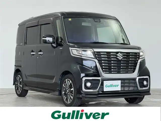 スズキ スペーシア カスタム HYBRID XS 愛知県 2020(令2)年 3.6万km ブルーイッシュブラックパール3 スズキセーフティサポート/純正8インチナビ/バックカメラ/両側パワースライドドア/DVD再生可能/シートヒーター/ドライブレコーダー/ETC装備/純正フロアマット/TV/オートライト