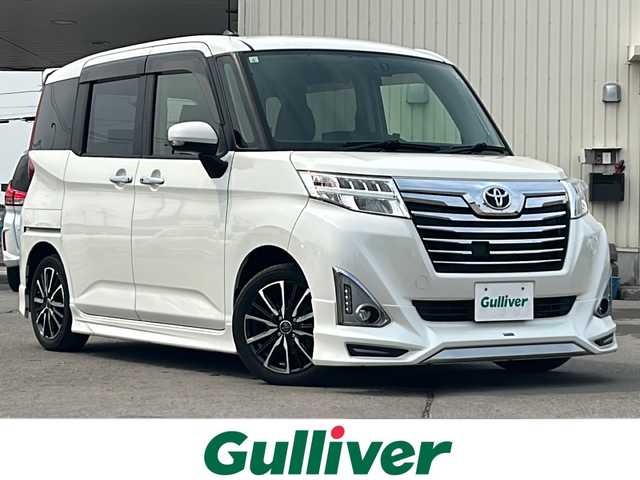 トヨタ ルーミー カスタムG 道北・旭川 2017(平29)年 5.6万km パールホワイトⅢ スマートキー/モデリスタフルエアロ/社外１５インンチアルミ/純正エンジンスターター/クルーズコントロール/社外メモリーナビAVIC-RW800/  ＣＤ・ＤＶＤ・フルセグ・ＢＴ・Ｄレコ/社外前後ドライブレコーダー/ステアリングリモコン/前席シートヒーター/社外シートカバー/LEDオートライト・フォグ/両側パワースライドドア/電動格納オートドアミラー/バックカメラ/ETC/新車時保証書・取説
