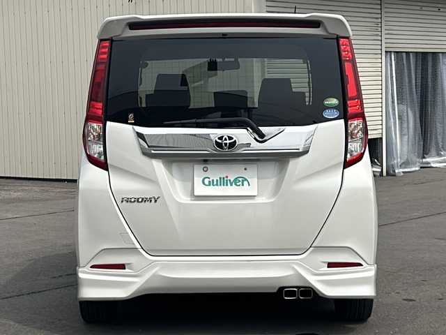 トヨタ ルーミー カスタムG 道北・旭川 2017(平29)年 5.6万km パールホワイトⅢ スマートキー/モデリスタフルエアロ/社外１５インンチアルミ/純正エンジンスターター/クルーズコントロール/社外メモリーナビAVIC-RW800/  ＣＤ・ＤＶＤ・フルセグ・ＢＴ・Ｄレコ/社外前後ドライブレコーダー/ステアリングリモコン/前席シートヒーター/社外シートカバー/LEDオートライト・フォグ/両側パワースライドドア/電動格納オートドアミラー/バックカメラ/ETC/新車時保証書・取説