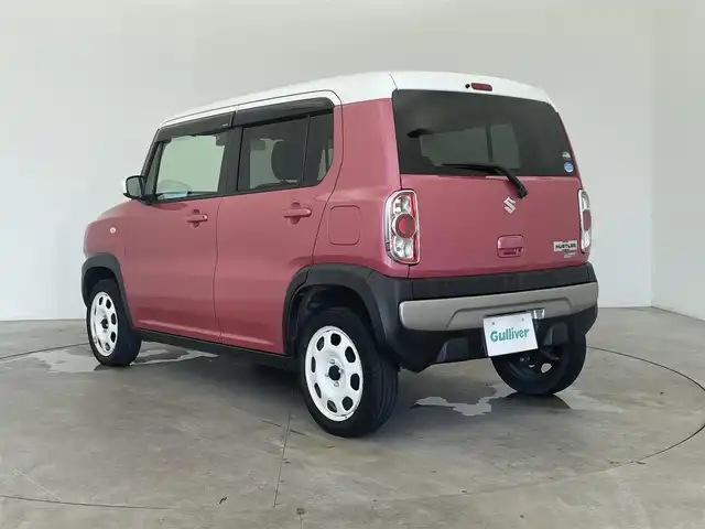 スズキ ハスラー G 富山県 2019(令1)年 3.4万km チアフルピンクメタリック/ホワイト2トーンルーフ ワンオーナー/社外7型ナビ（AM/FM/CD/DVD/SD/BT）/フルセグTV/デュアルカメラブレーキサポート/レーンキープアシスト/前席シートヒーター/スマートキー/プッシュスタート/純正15インチAW/純正フロアマット/ドアバイザー/オートエアコン/アイドリングストップ/取扱説明書/保証書