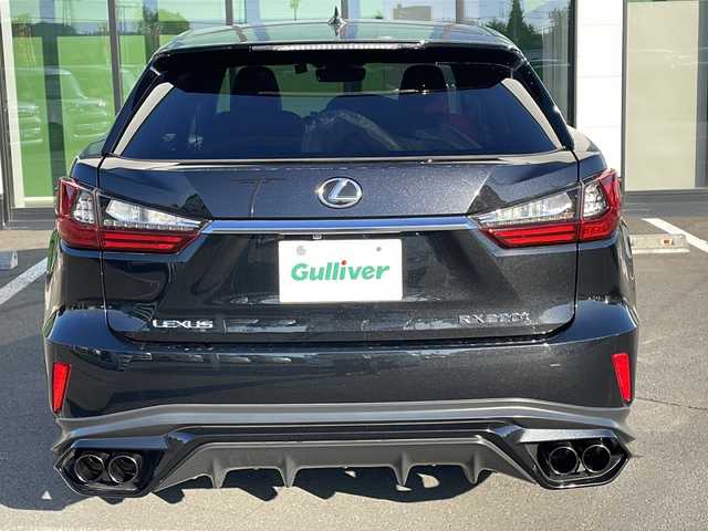 レクサス ＲＸ 200t Fスポーツ 道東・釧路十勝 2017(平29)年 5.4万km グラファイトブラックガラスフレーク ・TRDエアロ/・ワンオーナー/・4WD/・純正ナビ/・CD/DVD/Blu-ray/Bluetooth/・フルセグTV/・サンルーフ/・TRD製エアロ（F/S/R)/・TRD製スポーツマフラー/・レーンキーピングアシスト/・オートマチックハイビーム/・レーダークルーズコントロール/・レザーシート/・エアシート/・シートヒーター/・エアシート/・ステアリングヒーター/・パドルシフト/・ステアリングヒーター/・角型3眼LEDヘッドライト/・フォグランプ/・オートライト/・プッシュスタート/・スマートキー/・スペアキー/・ステアリングスイッチ/・AC100V