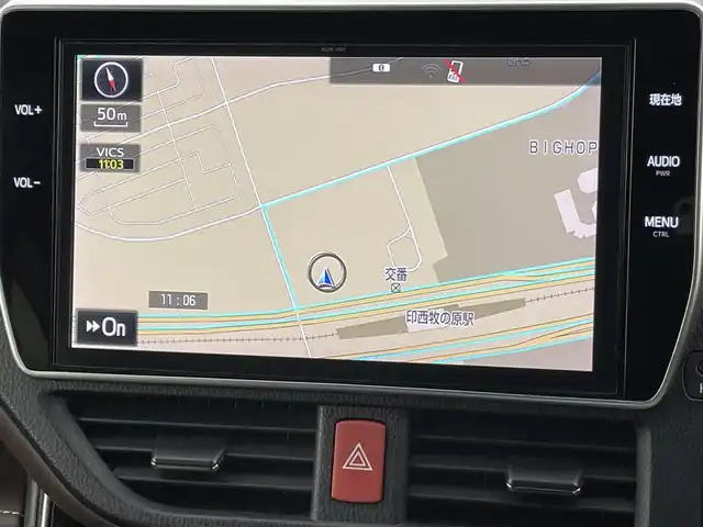 トヨタ エスクァイア ハイブリッド Gi プレミアムパッケージ 千葉県 2018(平30)年 6.5万km アバンギャルドブロンズメタリック 純正１０型ナビ/（AM＆FM＆Bluetooth＆フルセグTV＆CD＆DVD）/両側電動スライドドア/衝突軽減ブレーキ　/トヨタセーフティセンス　/ハンドルヒーター　/シートヒーター　/クルーズコントロール　/ビルトインＥＴＣ２．０　/前後コーナーセンサー　/バックカメラ/リアエアコン/アイドリングストップ/ウィンカーミラー/ドアバイザー/プッシュスタート/リアサンシェード/USBポート/LEDヘッドライト（オートライト付き）/電動格納サイドミラー