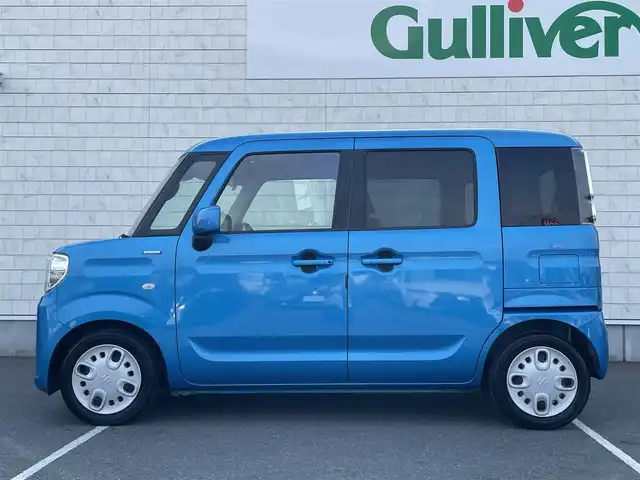 スズキ スペーシア HYBRID G 栃木県 2018(平30)年 5.6万km ブリスクブルーM ワンオーナー/ユピテルポータブルナビ/　(ハイウェイラジオ/MP3/レーダー探知機)/ワンセグTV/ビルトインETC/ドライブレコーダー/パーキングセンサー/セーフティサポート/・デュアルセンサーブレーキサポート/・後退時ブレーキサポート/・誤発進抑制機能(前後)/・車線逸脱警報機能/・ふらつき警報機能/・先行車発進お知らせ機能/・ハイビームアシスト/オートライト/オートエアコン/ベンチシート/フルフラット/キーレスプッシュスタートシステム/禁煙車/保証書/取扱説明書/取扱説明書