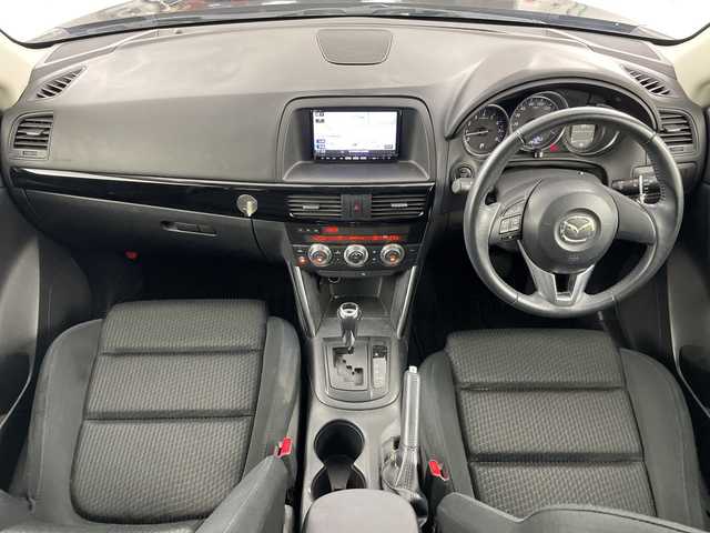 マツダ ＣＸ－５ 20S 愛知県 2012(平24)年 12.4万km ブラック 純正ナビ（AM/FM/フルセグ/BT/CD/DVD）/スマートブレーキサポート/バックカメラ/TCS/AFS/アイドリングストップ/MTモード付AT/プッシュスタート/スマートキー/社外19インチAW/LEDヘッドライト/ドアバイザー/ETC/電動格納ミラー/純正フロアマット/革巻きステアリング/オートライト/フォグランプ