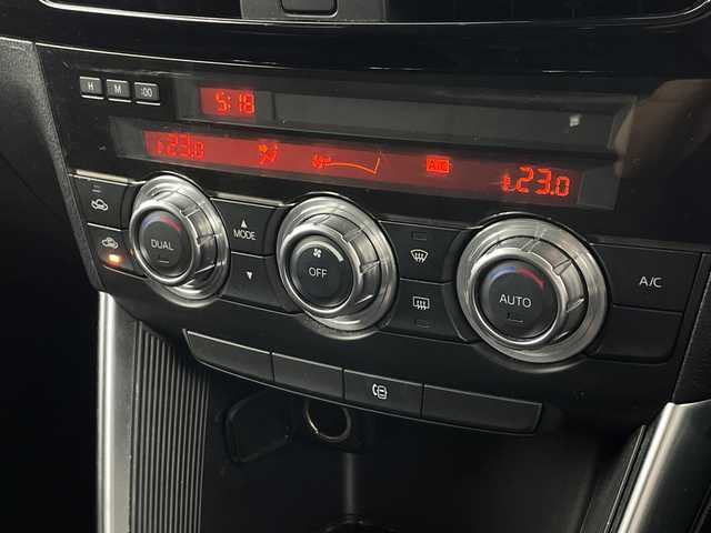 マツダ ＣＸ－５ 20S 愛知県 2012(平24)年 12.4万km ブラック 純正ナビ（AM/FM/フルセグ/BT/CD/DVD）/スマートブレーキサポート/バックカメラ/TCS/AFS/アイドリングストップ/MTモード付AT/プッシュスタート/スマートキー/社外19インチAW/LEDヘッドライト/ドアバイザー/ETC/電動格納ミラー/純正フロアマット/革巻きステアリング/オートライト/フォグランプ