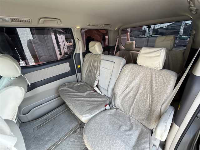 トヨタ アルファード Ｇ MX Lエディション 長野県 2006(平18)年 13.3万km シルバーM 社外フリップダウン/電動格納ミラー