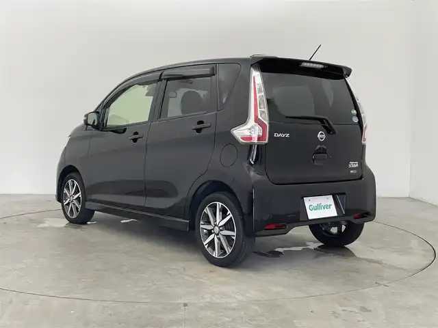 日産 デイズ ハイウェイスターG ターボ 富山県 2018(平30)年 6.8万km ブラック ワンオーナー/ターボ/純正ナビ（AM/FM/CD/DVD/AUX/BT）/フルセグTV/アラウンドビューモニター/クルーズコントロール/衝突被害軽減ブレーキ/レーンキープアシスト/オートマチックハイビーム/LEDヘッドライト/コーナーセンサー/スマートキー×２/プッシュスタート/アイドリングストップ/ドアバイザー/純正フロアマット/保証書
