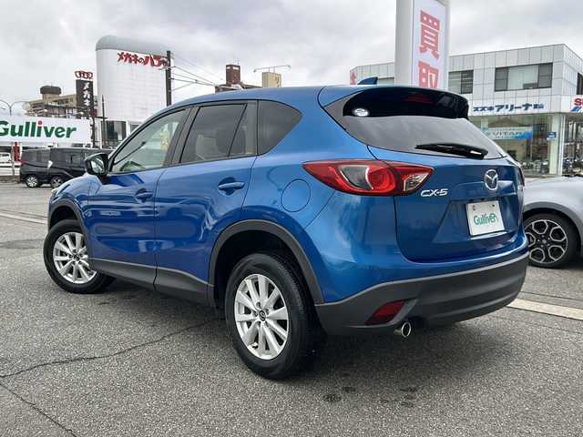 マツダ ＣＸ－５ XD 富山県 2012(平24)年 14.5万km スカイブルーマイカ ワンオーナー/スマートキー×２/社外HDDナビ（CN-S310D)/DVD/BT/MSV/フルセグTV/バックカメラ/左サイドカメラ/ETC/衝突安全ブレーキ/AFS/TCS/RVM/クルーズコントロール/プッシュスタート/ステアリングスイッチ/電動格納ミラー/アイドリングストップ/ドライブレコーダー/リアスポイラー/皮巻きステアリング/純正１７インチAW/ISOFIX対応/フォグランプ/保証書・取説・ナビ取説