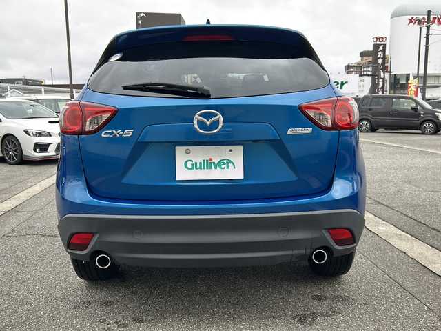 マツダ ＣＸ－５ XD 富山県 2012(平24)年 14.5万km スカイブルーマイカ ワンオーナー/スマートキー×２/社外HDDナビ（CN-S310D)/DVD/BT/MSV/フルセグTV/バックカメラ/左サイドカメラ/ETC/衝突安全ブレーキ/AFS/TCS/RVM/クルーズコントロール/プッシュスタート/ステアリングスイッチ/電動格納ミラー/アイドリングストップ/ドライブレコーダー/リアスポイラー/皮巻きステアリング/純正１７インチAW/ISOFIX対応/フォグランプ/保証書・取説・ナビ取説
