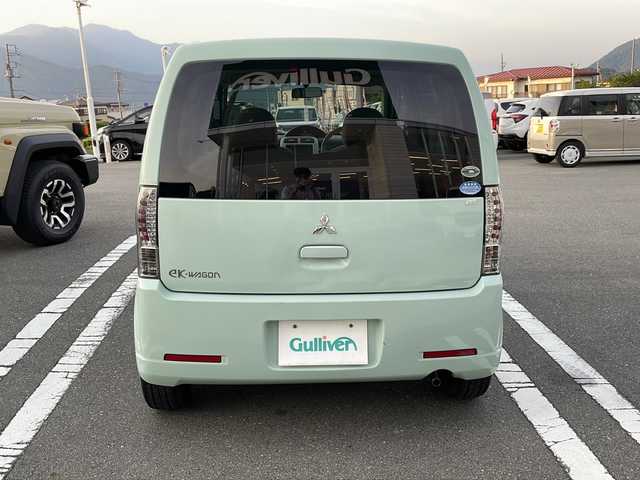 三菱 ｅＫワゴン MX 山梨県 2010(平22)年 10万km ミントグリーン