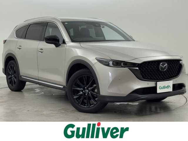 マツダ ＣＸ－８ XD ブラックトーンエディション 福岡県 2023(令5)年 1.4万km プラチナクォーツメタリック ワンオーナー　/純正ナビ　/全方位カメラ　/置くだけ充電　/ＥＴＣ　/ドラレコ　/レーダークルコン　/コーナーセンサー　/衝突軽減　/レーンキープ　/ＭＴモード付き　/ステアリングヒーター　/シートヒーター　/パワーバックドア