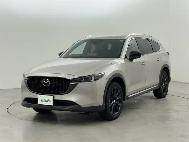 マツダ ＣＸ－８ XD ブラックトーンエディション 福岡県 2023(令5)年 1.4万km プラチナクォーツメタリック ワンオーナー　/純正ナビ　/全方位カメラ　/置くだけ充電　/ＥＴＣ　/ドラレコ　/レーダークルコン　/コーナーセンサー　/衝突軽減　/レーンキープ　/ＭＴモード付き　/ステアリングヒーター　/シートヒーター　/パワーバックドア
