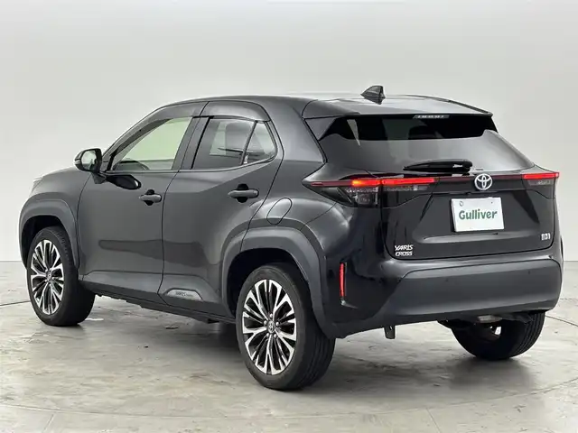 トヨタ ヤリスクロス ハイブリッド Z 福岡県 2021(令3)年 5.4万km ブラックマイカ ワンオーナー　/純正ＤＡナビ／フルセグＴＶ　/全方位カメラ　/ＥＴＣ　/レーダークルコン　/コーナーセンサー　/衝突軽減ブレーキ　/レーンキープ　/ＢＳＭ　/アクセル踏み間違い防止　/シートヒーター　/ハーフレザー　/ＬＥＤ