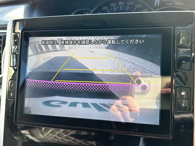 ダイハツ タント カスタム RS SA 大阪府 2014(平26)年 7.6万km ブラックマイカメタリック スマートアシスト　8型ナビ　CD　DVD　フルセグTV　USB　バックカメラ　両側パワースライドドア　ステアリングリモコン　LEDオートライト　フォグ　スマートキー　ウィンカーミラー　アイドリングストップ　ETC　シートカバー