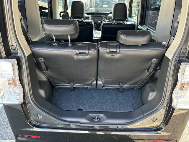 ダイハツ タント カスタム RS SA 大阪府 2014(平26)年 7.6万km ブラックマイカメタリック スマートアシスト　8型ナビ　CD　DVD　フルセグTV　USB　バックカメラ　両側パワースライドドア　ステアリングリモコン　LEDオートライト　フォグ　スマートキー　ウィンカーミラー　アイドリングストップ　ETC　シートカバー