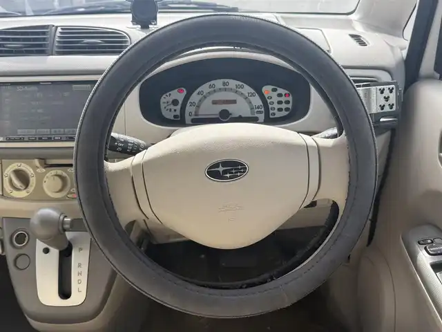 スバル ステラ L 千葉県 2010(平22)年 7万km フロストホワイト 社外７インチナビ/ワンセグＴＶ/社外１４インチアルミホイール/ＥＴＣ/フロアマット/ハロゲンヘッドライト/ドアバイザー
