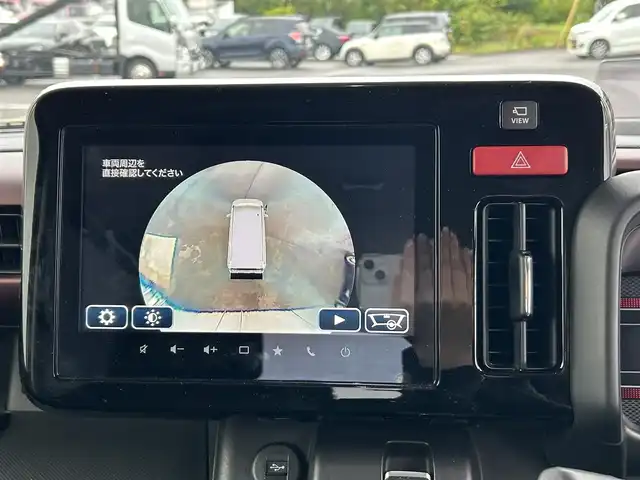 スズキ スペーシア カスタム HYBRID XS ターボ 愛媛県 2024(令6)年 2.3万km スチールシルバーメタリック/ブルーイッシュブラックパール 純正9インチHDナビ（Bluetooth/AppleCarPlay/AndroidAuto/フルセグ）/スズキセーフティサポート/全方位モニター/両側パワースライドドア/ステアリングヒーター/シートヒーター/レーダークルーズコントロール/パーキングアシスト/純正15インチアルミホイール/LEDヘッドライト/フォグランプ/レーンキープアシスト/パドルシフト/横滑り防止装置/スマートキー/プッシュスタート/ABS