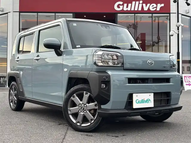 ダイハツ タフト G ターボ 宮城県 2021(令3)年 5.5万km レイクブルーメタリック 登録時走行距離54286km/ワンオーナー/純正ナビ/フルセグTV/CD/DVD/Bluetooth/ガラスルーフ/ルーフレール/バックカメラ/プッシュスタート/スマートキー/ACC/衝突軽減ブレーキ/アイドリングストップ/横滑り防止装置/ステアリングリモコン/オートライト/フォグランプ/コーナーセンサー/ETC/シートヒーター/LED