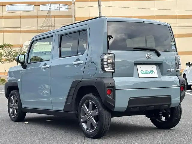 ダイハツ タフト G ターボ 宮城県 2021(令3)年 5.5万km レイクブルーメタリック 登録時走行距離54286km/ワンオーナー/純正ナビ/フルセグTV/CD/DVD/Bluetooth/ガラスルーフ/ルーフレール/バックカメラ/プッシュスタート/スマートキー/ACC/衝突軽減ブレーキ/アイドリングストップ/横滑り防止装置/ステアリングリモコン/オートライト/フォグランプ/コーナーセンサー/ETC/シートヒーター/LED