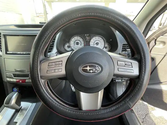 スバル レガシィ ツーリングワゴン 2．5i Sパッケージ 群馬県 2010(平22)年 11万km グラファイトグレーメタリック STIエアロ/クルーズコントロール/パドルシフト/ETC/ハーフレザーシート/前席パワーシート/電格ミラー/ドアバイザー/社外フロアマット/純正18インチアルミホイール