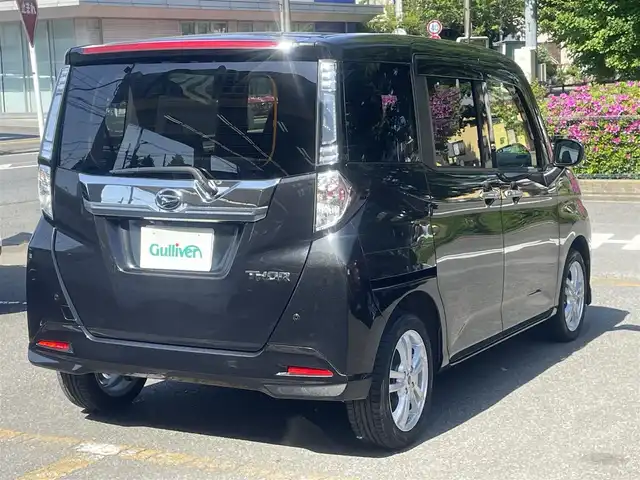 ダイハツ トール カスタムG SAⅡ 神奈川県 2018(平30)年 5.4万km ブラックマイカメタリック ワンオーナー/スマートアシスト2/クルーズコントロール/アルパイン9型ナビ/CD/DVD/Bluetooth/地デジ/バックカメラ/ETC車載器/両側パワースライドドア/LEDヘッドランプ/オートライト/シートヒーター/シートバックテーブル