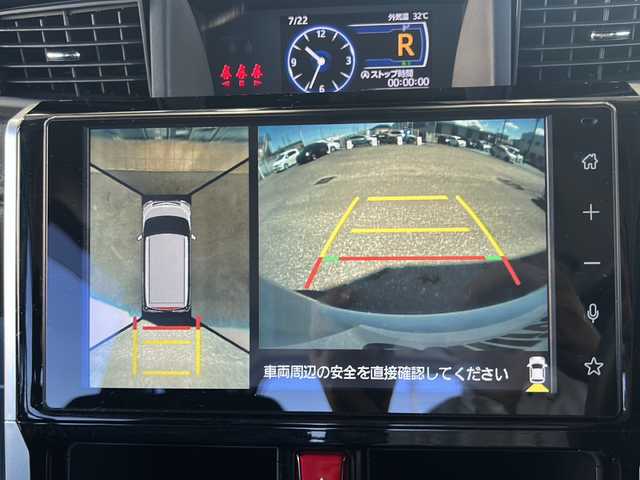 トヨタ ルーミー カスタムG－T 愛知県 2022(令4)年 2.9万km パールホワイトⅢ 登録時走行距離28493km/パラノミックビューモニター/コーナーセンサー/純正9インチディスプレイオーディオ/スマートアシスト/衝突警報機能/誤発進抑制機能(前後)/車線逸脱警報/先行車発進告知/ロードサインアシスト/アダプティブクルーズコントロール/電動パーキング/オートホールド/両側パワスラ/前席シートヒーター/ビルトインETC/USBアクセサリー×2/ステアリングスイッチ/スマートキー/(スペアキー×1)/取説/保証書