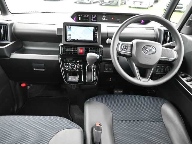 ダイハツ タント カスタム X 千葉県 2022(令4)年 3.1万km シャイニングホワイトパール スマートアシストIII/エコアイドル/両側パワースライドドア/社外SDナビ/地デジTV/【DVD/CD再生機能　Bluetooth接続】/ドライブレコーダー（前後撮影）【ZDR-016】/ステアリングスイッチ/ハーフレザーシート/前席シートヒーター/ETC/LEDヘッドライト/フォグライト/ウインカーミラー/コーナーセンサー/純正14インチアルミホイル/サイド/カーテンエアバッグ/キーフリーシステム