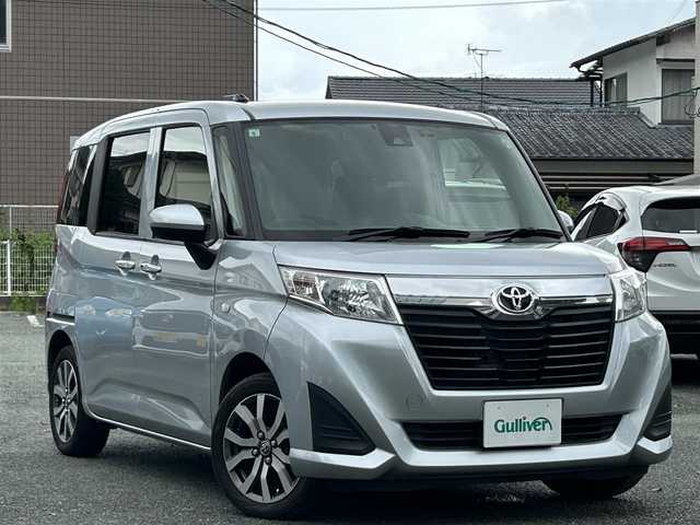 トヨタ ルーミー X S 熊本県 2018(平30)年 14万km ブライトシルバーM プッシュスタート/社外ナビ/バックカメラ/ETC/純正15インチAW/片側パワースライドドア/オートライト/横滑り防止装置/純正フロアマット/新車保証書/取扱説明書