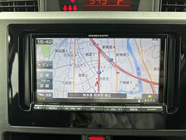 トヨタ ルーミー X S 熊本県 2018(平30)年 14万km ブライトシルバーM プッシュスタート/社外ナビ/バックカメラ/ETC/純正15インチAW/片側パワースライドドア/オートライト/横滑り防止装置/純正フロアマット/新車保証書/取扱説明書