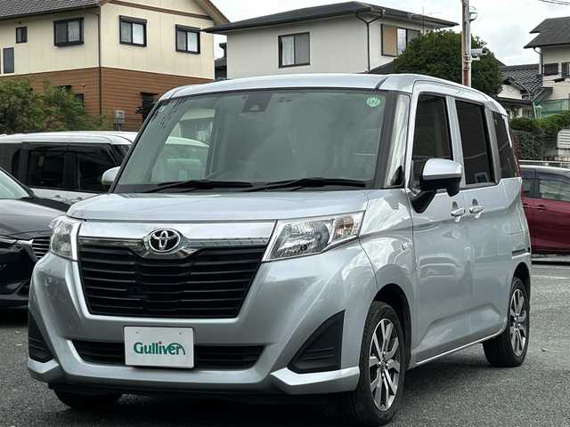 トヨタ ルーミー X S 熊本県 2018(平30)年 14万km ブライトシルバーM プッシュスタート/社外ナビ/バックカメラ/ETC/純正15インチAW/片側パワースライドドア/オートライト/横滑り防止装置/純正フロアマット/新車保証書/取扱説明書
