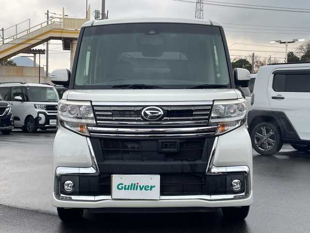 ダイハツ タント カスタム RS トップED SAⅡ 山口県 2016(平28)年 6.1万km パールホワイトⅢ ワンオーナー/スマートアシストII/・衝突被害軽減ブレーキ機能/・誤発信抑制機能（前方向＋後方向）/・車線逸脱警報機能/・先行車発進お知らせ機能　/前後方向ドライブレコーダー（ZDR-016）/純正メモリナビ・フルセグTV/DVD/CD/USB/Bluetooth/バックカメラ/プッシュスタート/スマートキーｘ２/両側パワースライドドア/後席サンシェード/オートライト/フォグライト/ETC/アイドリングストップ/ドアバイザー/純正１５インチAW/純正フロアマット/新車時保証書/取扱説明書