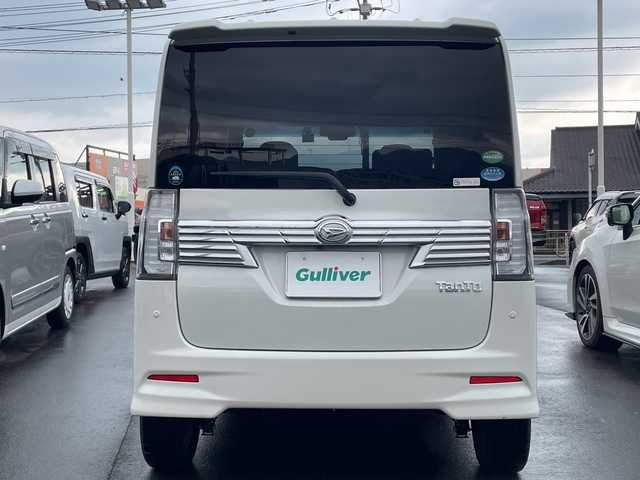 ダイハツ タント カスタム RS トップED SAⅡ 山口県 2016(平28)年 6.1万km パールホワイトⅢ ワンオーナー/スマートアシストII/・衝突被害軽減ブレーキ機能/・誤発信抑制機能（前方向＋後方向）/・車線逸脱警報機能/・先行車発進お知らせ機能　/前後方向ドライブレコーダー（ZDR-016）/純正メモリナビ・フルセグTV/DVD/CD/USB/Bluetooth/バックカメラ/プッシュスタート/スマートキーｘ２/両側パワースライドドア/後席サンシェード/オートライト/フォグライト/ETC/アイドリングストップ/ドアバイザー/純正１５インチAW/純正フロアマット/新車時保証書/取扱説明書