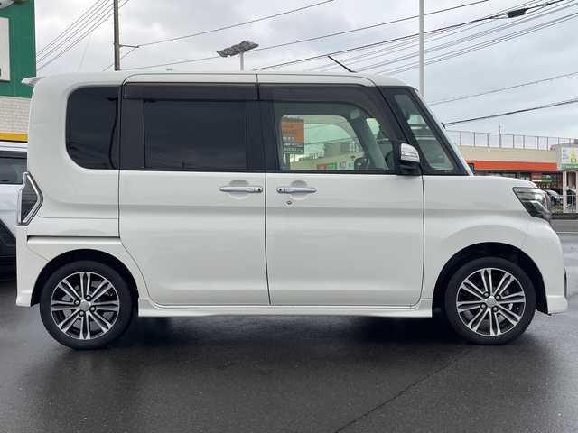 ダイハツ タント カスタム RS トップED SAⅡ 山口県 2016(平28)年 6.1万km パールホワイトⅢ ワンオーナー/スマートアシストII/・衝突被害軽減ブレーキ機能/・誤発信抑制機能（前方向＋後方向）/・車線逸脱警報機能/・先行車発進お知らせ機能　/前後方向ドライブレコーダー（ZDR-016）/純正メモリナビ・フルセグTV/DVD/CD/USB/Bluetooth/バックカメラ/プッシュスタート/スマートキーｘ２/両側パワースライドドア/後席サンシェード/オートライト/フォグライト/ETC/アイドリングストップ/ドアバイザー/純正１５インチAW/純正フロアマット/新車時保証書/取扱説明書