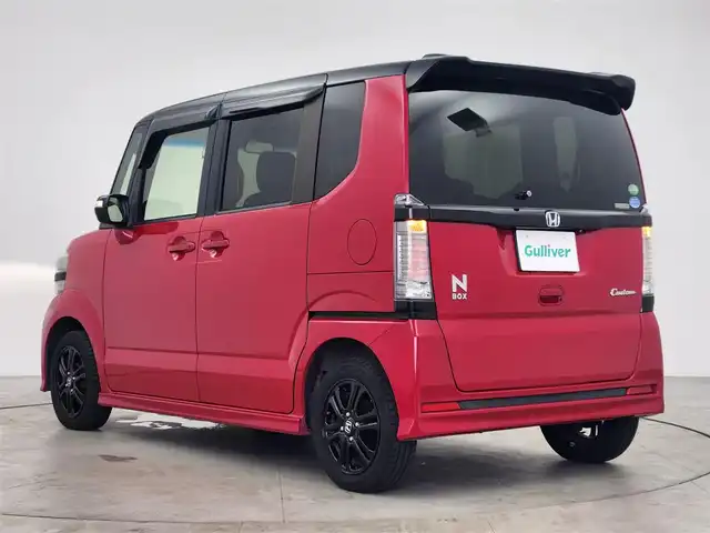 ホンダ Ｎ ＢＯＸ 2トーン カスタム SSパッケージ 愛知県 2016(平28)年 15.5万km 赤／黒 代車使用落札不可/純正メモリナビ/(Bluetooth・ワンセグテレビ・CD・DVD・AM・FM)/ETC/バックカメラ/ステアリングスイッチ/ラゲッジルームランプ/電動格納ミラー/フォグランプ/リアサンシェード/片側パワースライドドア/サイドビューサポートミラー/ウィンカーミラー/純正14インチオールブラックAW