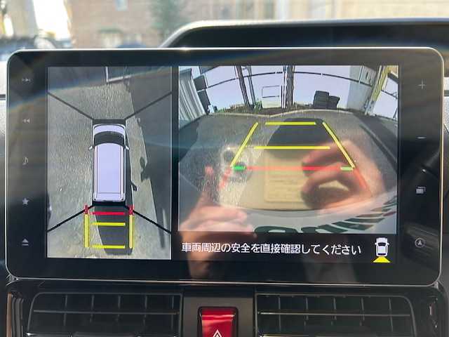 ダイハツ タント カスタム RS 東京都 2019(令1)年 5.3万km シャイニングホワイトパール 純正ナビ/(フルセグTV/CD/DVD/Bluetooth/SD)/純正ドラレコ(DRN-H70N)/ETC/両側パワースライドドア/全方位カメラ/スマートパノラマパーキングアシスト/ターボ/スペアキー3本/前席シートヒーター/純正アルミホイル/フロアマット/ステアリングスイッチ/取扱説明書/保証書