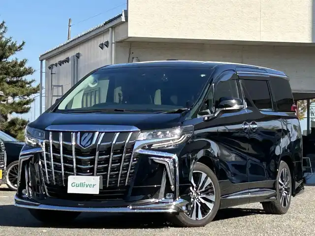 トヨタ アルファード S Cパッケージ 宮城県 2021(令3)年 2.7万km ブラック 1オーナー//モデリスタエアロ//純正ディーラーナビ（AM、FM、DVD、TV、BT）//ツインムーンルーフ//前後ドラレコ//純正フリップダウンモニター//純正フロアマット//レーダークルコン//デジタルインナーミラー//バックカメラ//黒革シート//USBポート//ステアリングヒーター//横滑り防止機能//パワーバックドア//パワーシート（D席・N席・後席）//両側パワースライドドア//前席シートヒーター　エアシート//メモリーシート//１００V電源//プッシュスタート