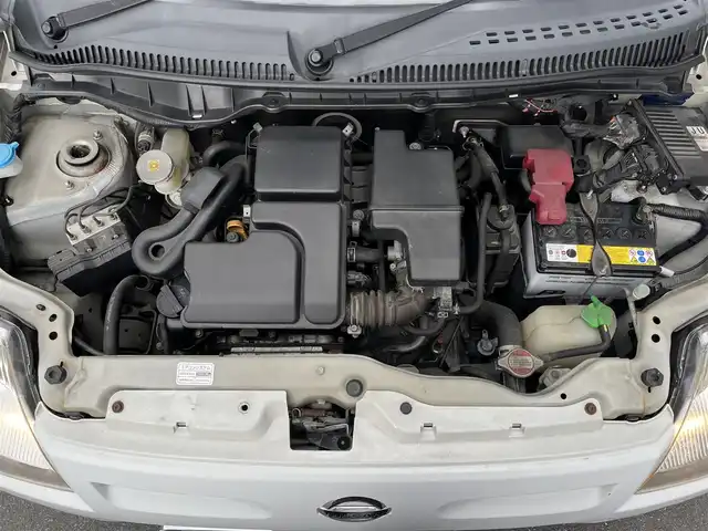 日産 ピノ S 滋賀県 2009(平21)年 9万km スペリアホワイト 禁煙車/純正オーディオ/パワーステアリング/パワーウィンドウ/電動格納ミラー/フロアマット