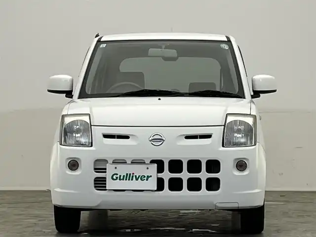 日産 ピノ S 滋賀県 2009(平21)年 9万km スペリアホワイト 禁煙車/純正オーディオ/パワーステアリング/パワーウィンドウ/電動格納ミラー/フロアマット