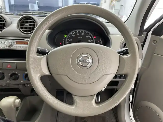 日産 ピノ S 滋賀県 2009(平21)年 9万km スペリアホワイト 禁煙車/純正オーディオ/パワーステアリング/パワーウィンドウ/電動格納ミラー/フロアマット