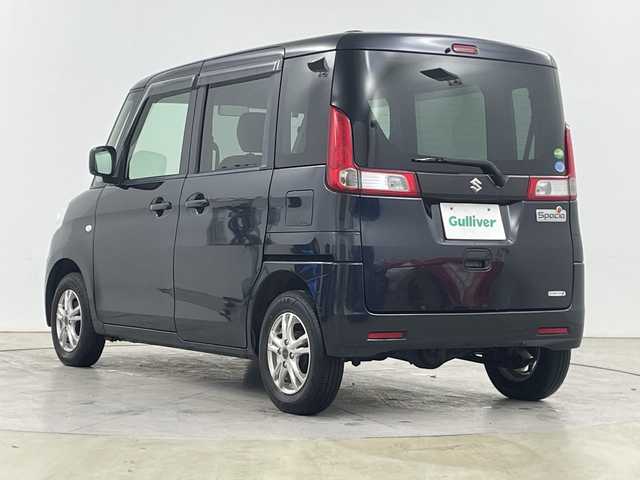 スズキ スペーシア G 道央・札幌 2013(平25)年 11.4万km ブルーイッシュブラックパール3 ・4WD/・社外ナビ　CD/DVD/SD/フルセグ/・シートヒーター/ミラーヒーラー/・ETC/・社外フロアマット/・冬タイヤ社外AW積込/・オートエアコン/・ABS/・ヘッドライトレベライザー/・電動格納ミラー/・ドアバイザー