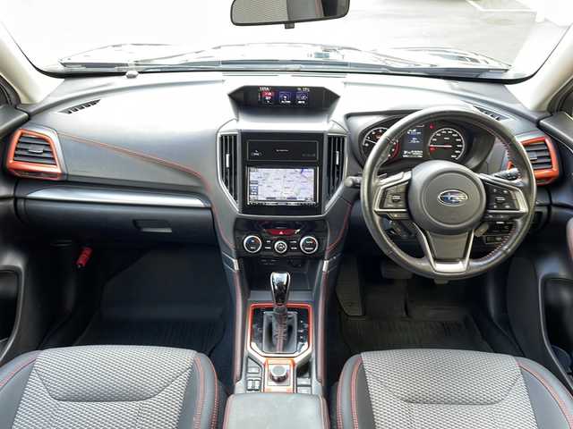 スバル フォレスター X－ブレイク 愛媛県 2020(令2)年 4.6万km クリスタルブラックシリカ 特別仕様車　X-ブレイク/ワンオーナー/純正ナビ/バックカメラ/ETC/ドライブレコーダー/パワーシートD/N/ルーフレール/追従型クルーズコントロール/スバルリヤビークルディテクション/アイサイト/純正フロアマット/ハンドルヒーター/シートヒーター/ハーフレザーシート/LEDヘッドライト/nanoe