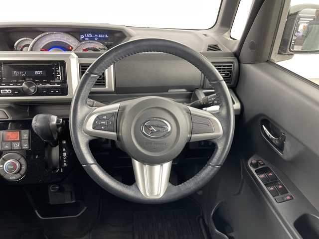 ダイハツ ウェイク G ターボ SA Ⅱ 愛知県 2016(平28)年 6.7万km パールホワイトⅢ 禁煙車/ターボ/純正オーディオ/【CD USB AUX FM AM 品番:CUK-W66D】/衝突軽減ブレーキ/レーンキープアシスト/後部コーナーセンサー/アイドリングストップ/両側パワースライドドア/ベンチシート/ステアリングリモコン/純正フロアマット/純正14インチアルミホイール/プッシュスタート/スマートキー/スペアキー1本/オート電動格納ドアミラー/HIDヘッドライト/オートライト/フロントフォグランプ/ISO FIX