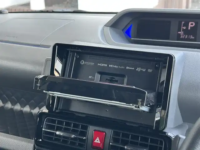 ダイハツ タント カスタム RS 静岡県 2019(令1)年 3.3万km ブラックマイカメタリック ターボ車/スマートアシスト/ＫＥＮＷＯＯＤ８型ナビ/フルセグＴＶ/全周囲カメラ/ＢＴオーディオ/ドラレコ/ＥＴＣ/両側電動スライドドア/ハーフレザー/シートヒーター/クルコン追従機能付/スマートキー2本/純正１５ＡＷ