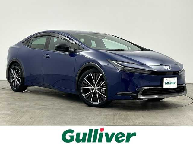 トヨタ プリウス Z 三重県 2023(令5)年 2.5万km ダークブルー /禁煙車//純正ナビ/・フルセグ・Bluetooth・USB・AppleCarPlay・AndroidAuto//パノラミックビューモニター//ブラインドスポットモニター//パワーバックドア//運転席パワーシート（メモリ付き）//前席ベンチレーション//前席シートヒーター//トヨタセーフティセンス//プリクラッシュセーフティ//レーダークルーズコントロール//オートマチックハイビーム//レーントレーシングアシスト//電子パーキング//ブレーキホールド//デジタルインナーミラー//ワイヤレスチャージャー//ステアリングヒーター//LEDヘッドライト//オートライト//革巻きステアリング//ステアリングイッチ//AC100V//ビルトインETC2.0//プッシュスタート//スマートキー