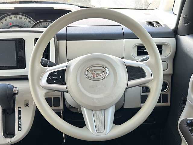 ダイハツ ムーヴ キャンバス G メイクアップ リミテッド　SAⅢ 福岡県 2018(平30)年 8.7万km パールホワイトⅢ/ナチュラルベージュマイカメタリック 2トーン ・ワンオーナー/・純正ナビ/（BLUETOOTH/全周囲カメラ/CD/DVD/・ETC/・両側パワースライドドア/・コーナーセンサー/・横滑り防止装置/・衝突軽減システム/・アイドリングストップ/・純正フロアマット/・ベンチシート/・LEDヘッドライト/・オートライト/・USB入力端子/・スマートキー/・保証書/・取扱説明書
