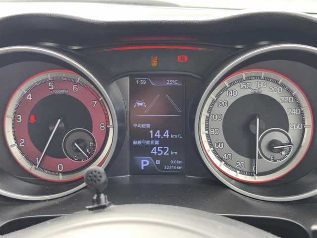 スズキ スイフト スポーツ セーフティPKG 熊本県 2019(令1)年 3.3万km プレミアムシルバーメタリック ワンオーナー/純正8インチナビ（CN-RZ843)/【フルセグTV/CD/DVD/BT】/全周囲カメラ/衝突軽減防止装置/アダプティブクルーズコントロール/レーンキープアシスト/パドルシフト/オートLEDライト/オートハイビーム/ウィンカーミラー/D席シートヒーター/純正17インチAW/プッシュスタート/スマートキー/純正フロアマット/横滑り防止装置/ABS/保証書/取扱説明書/スペアキー