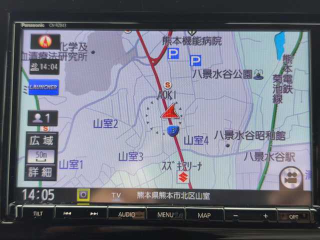 スズキ スイフト スポーツ セーフティPKG 熊本県 2019(令1)年 3.3万km プレミアムシルバーメタリック ワンオーナー/純正8インチナビ（CN-RZ843)/【フルセグTV/CD/DVD/BT】/全周囲カメラ/衝突軽減防止装置/アダプティブクルーズコントロール/レーンキープアシスト/パドルシフト/オートLEDライト/オートハイビーム/ウィンカーミラー/D席シートヒーター/純正17インチAW/プッシュスタート/スマートキー/純正フロアマット/横滑り防止装置/ABS/保証書/取扱説明書/スペアキー