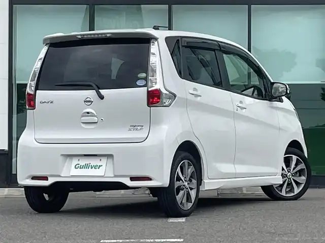 日産 デイズ ハイウェイスターG ターボ 和歌山県 2014(平26)年 2.8万km ホワイトパール 純正7インチナビ/フルセグTV/全方位カメラ/横滑り防止機能/社外ドライブレコーダー/社外ETC/純正フロアマット