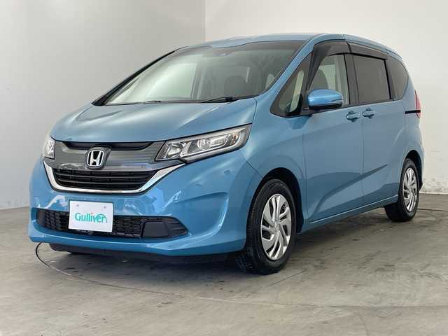 ホンダ フリード＋ G ホンダセンシング 兵庫県 2019(平31)年 6.4万km ブルーホライゾンM ・純正ナビ（VXM-194Ci）/CD/Bluetooth/・バックカメラ/・ビルトインETC/・両側パワースライドドア/・Honda　SENSING/・衝突軽減ブレーキ/・誤発進抑制機能/・アダプティブクルーズコントロール/・車線維持支援システム/・歩行者事故低減ステアリング/・路外逸脱抑制機能/・先行車発進お知らせ機能/・標識認識機能/・LEDヘッドライト/・コンフォートビューパッケージ/・フロントガラス熱線/・ミラーヒーター/・スマートキー/・プッシュスタート